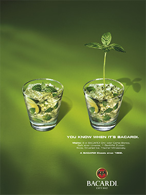 werbung bacardi